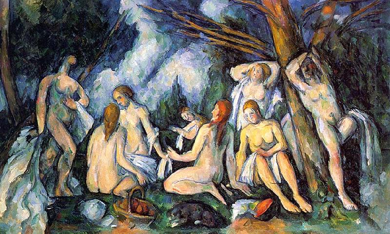 Paul Cezanne The Large Bathers china oil painting image